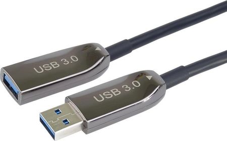 Premiumcord USB-A - USB-A 30 m Czarny (KU3OPT30)