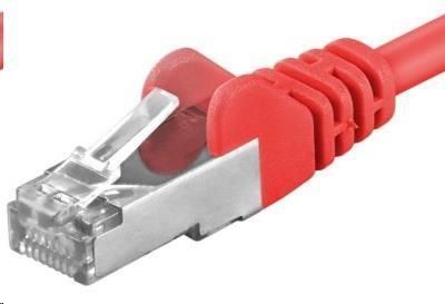 Premiumcord PREMIUMCORD Patch kabel CAT6a S-FTP, RJ45-RJ45, AWG 26/7 1,5m czerwony (SP6ASFTP015R)