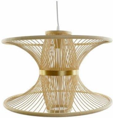 Dkd Home Decor Lampa Sufitowa Bambus Złoty Jasnobrązowy (46 X 46 34 Cm)