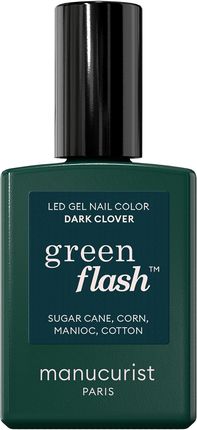 Manucurist Green Flash Gel Polish 15ml - lakier do paznokci Dark Clover