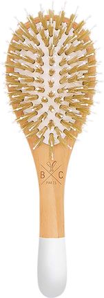 BACHCA Wooden Hair brush - Boar & Nylon bristles Mała drewniana szczotka do włosów włosie dzika i nylonowe szpilki