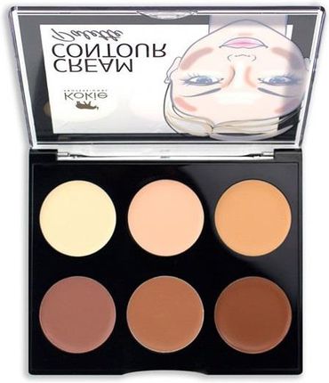 Kokie Cosmetics Cream Contour Kit - zestaw do konturowania twarzy Light/Medium