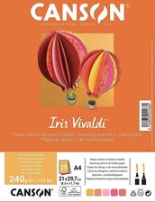 Zdjęcie Canson Iris A4 240G 25A Ogień (Kolory: 5,8,10,11,14) - Kętrzyn