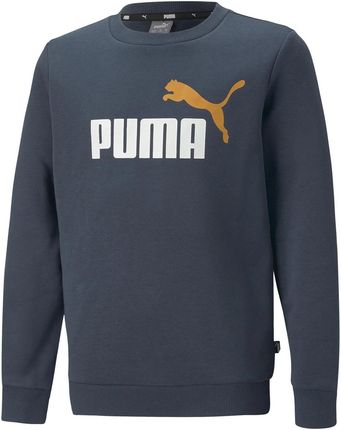 Dziecięca Bluza Puma Ess+ 2 Col Big Logo Crew FL B 58698616 – Granatowy