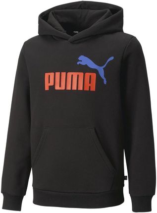 Dziecięca Bluza Puma Ess+ 2 Col Big Logo Hoodie FL B 58698761 – Czarny