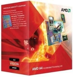 AMD A4 X2 3400, socket FM1, 2.7 GHz (AD3400OJGXBOX)