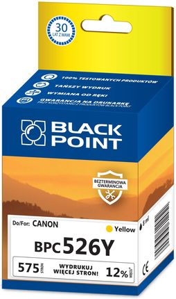 BlackPoint BPC526Y Żółty 8,4 ml Canon CLI-526Y (BPC526Y)