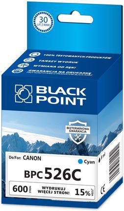 BlackPoint BPC526C Cyan 8,4 ml Canon CLI-526C (BPC526C)