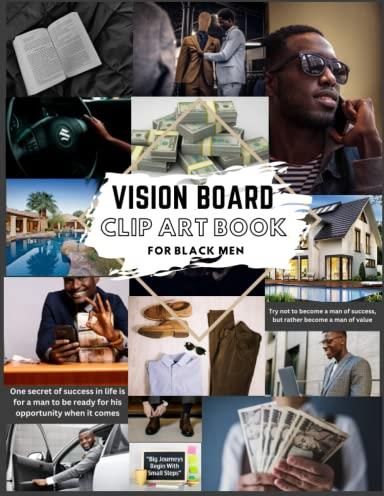 Vision Board Clip Art for Black Men: A Collection of 200 Pictures