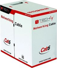 Zdjęcie Techly Kabel Skrętka Kat 6 F/Utp Linka 305m Szara ITPC6FFL - Kobyłka