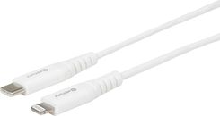 Estuff Lightning - USB-C 1 m Biały (USB-C Lightning Cable MFI 0,5m)