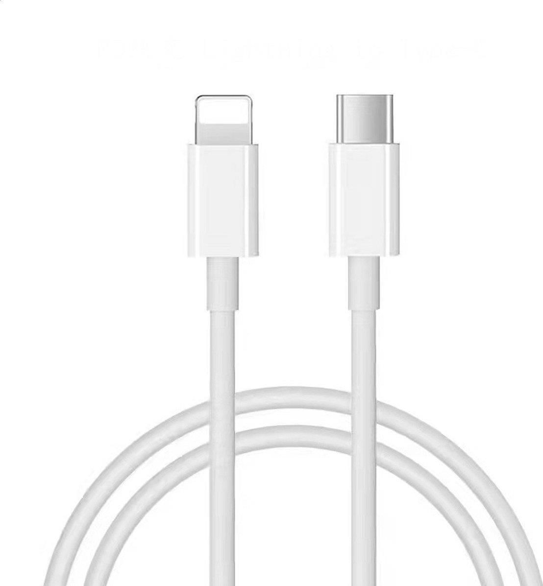 USB TYPE C LIGHTNING CABLE C94 CHIP 2A 20W 1M WHITE [45788