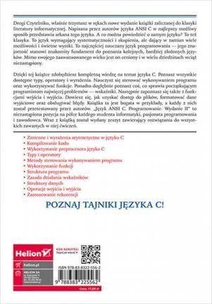Język ANSI C. Programowanie - zdjęcie 3
