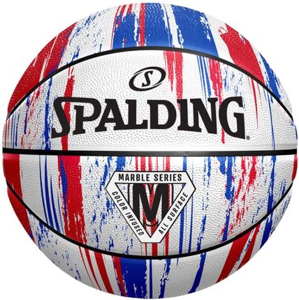 Spalding Marble Ball Unisex Białe 84399Z