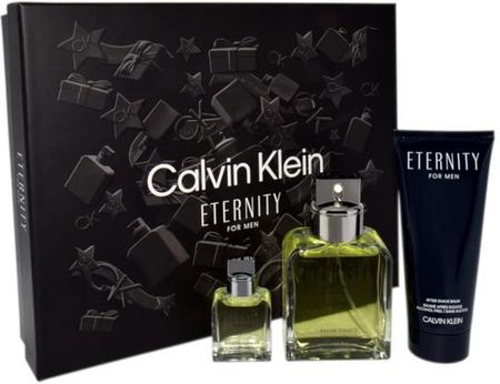 Calvin Klein Eternity Men+Balsam Po Goleniu+Miniatura Zapachu  100Ml+100Ml+15Ml  