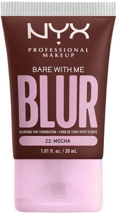 NYX Professional Makeup Bare With Me Blur Tint Foundation Blurujący podkład w tincie 22 Mocha 30 ml 