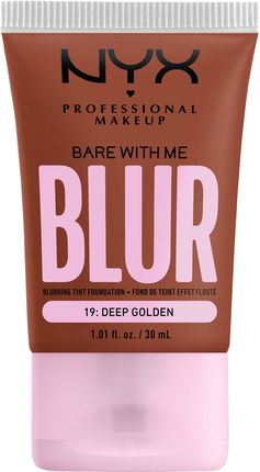 NYX Professional Makeup Bare With Me Blur Tint Foundation Blurujący podkład w tincie 19 Deep Golden 30 ml 