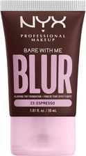 NYX Professional Makeup Bare With Me Blur Tint Foundation Blurujący podkład w tincie 23 Espresso 30 ml