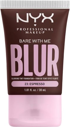 NYX Professional Makeup Bare With Me Blur Tint Foundation Blurujący podkład w tincie 23 Espresso 30 ml 