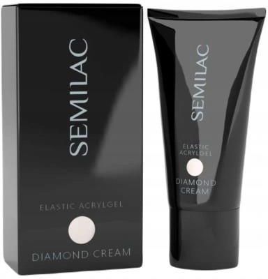 Semilac Elastic Acryl Gel Akrylożel Diamond Cream 30G