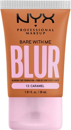 NYX Professional Makeup Bare With Me Blur Tint Foundation Blurujący podkład w tincie 13 Caramel 30 ml 