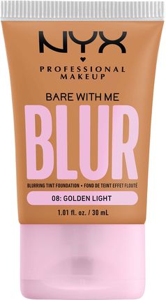 NYX Professional Makeup Bare With Me Blur Tint Foundation Blurujący podkład w tincie 08 Golden Light 30 ml 