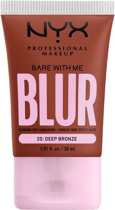 NYX Professional Makeup Bare With Me Blur Tint Foundation Blurujący podkład w tincie 20 Deep Bronze 30 ml 