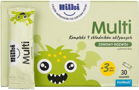 HILKI Multi ForMeds Witaminy i Minerały dla dzieci 30 porcji