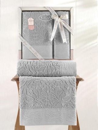 Darymex Ręcznik Bawełniany Frotte Novra 3662 Grey 50X90+70X140 Kpl. 16525