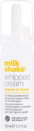Milk Shake Whipped Cream Leave In Foam Odżywka Do Włosów W Sprayu 50 ml
