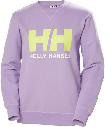 Damska Bluza Helly Hansen W HH Logo Crew Sweat 34003_699 – Fioletowy