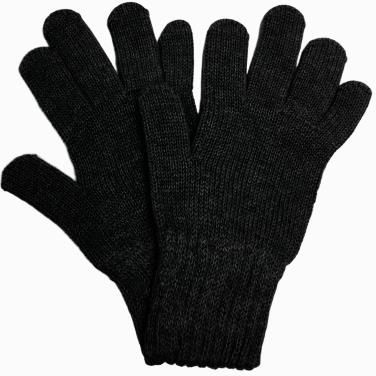 MAXIMO MAXI rękawiczki ciemno szary melanż