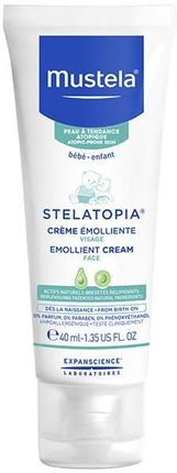 Mustela Stelatopia Krem Emolient Do Twarzy Skóra Atopowa 40ml