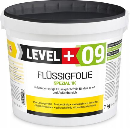 Level+ 09 Folia W Płynie 7kg Hydroizolacja Balkon