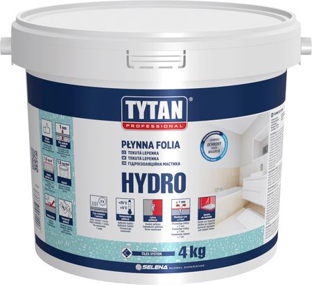 TYTAN PROFESSIONAL Płynna folia HYDRO 4 kg szary