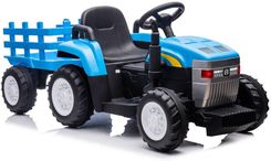 Lean Cars Traktor Pojazd Na Akumulator A009B Niebieski