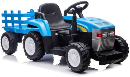 Lean Cars Traktor Pojazd Na Akumulator A009B Niebieski