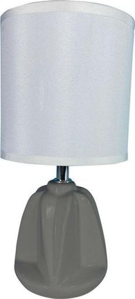 Lampa stołowa Versa Adam Szary Ceramika Materiałowy (13 x 29 10,5 cm) (S3409482)