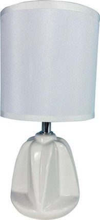 Lampa stołowa Versa Adam Biały Ceramika Materiałowy (13 x 29 10,5 cm) (S3409481)