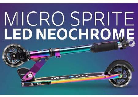 Micro Hulajnoga Sprite Led Neochrome Świecące Koła - zdjęcie 4