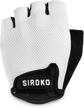 Zdjęcie Siroko Rękawiczki Rowerowe Aero White Biały - Pruszków