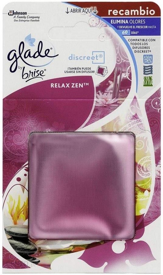 Glade Sense & Spray Recambio Relaxing Zen 2x18 ml