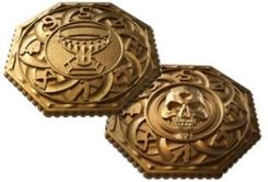 Pegasus Spiele Tainted Grail Metal Dials/Coins (wersja niemiecka)