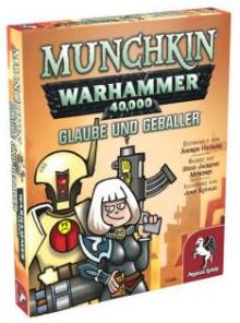 Pegasus Spiele Munchkin Warhammer 40.000 - Glaube und Geballer  (wersja niemiecka)