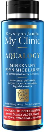 Janda My Clinic Aqualogy Mineralny Płyn Micelarny Do Demakijażu - Do Każdego Rodzaju Cery 400 ml