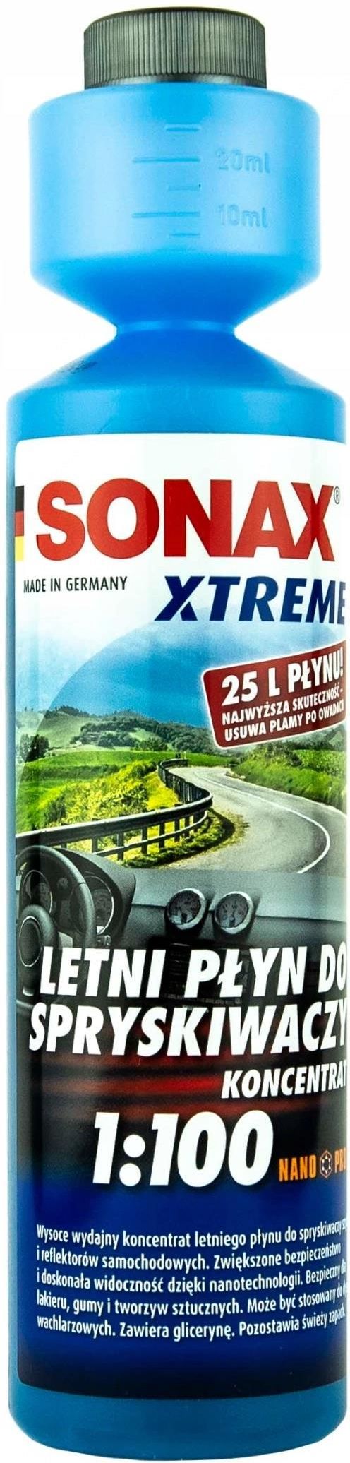 Sonax Xtreme Letni Płyn Do Spryskiwaczy Nano Pro Koncentrat 1:100 250Ml ...