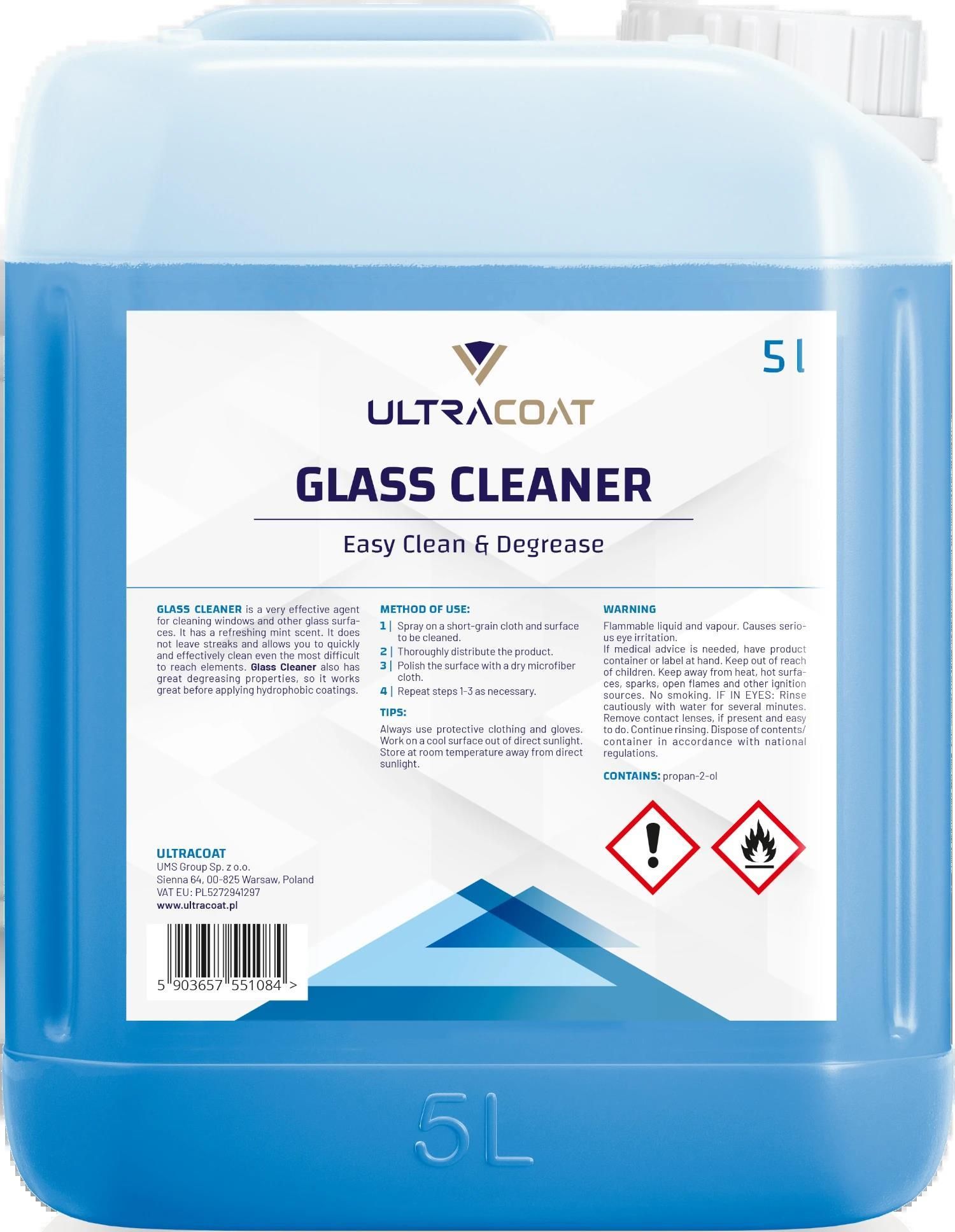 Ultracoat Glass Cleaner Niezwykle Skuteczny Preparat Do Mycia Szyb 5l Opinie I Ceny Na Ceneo Pl