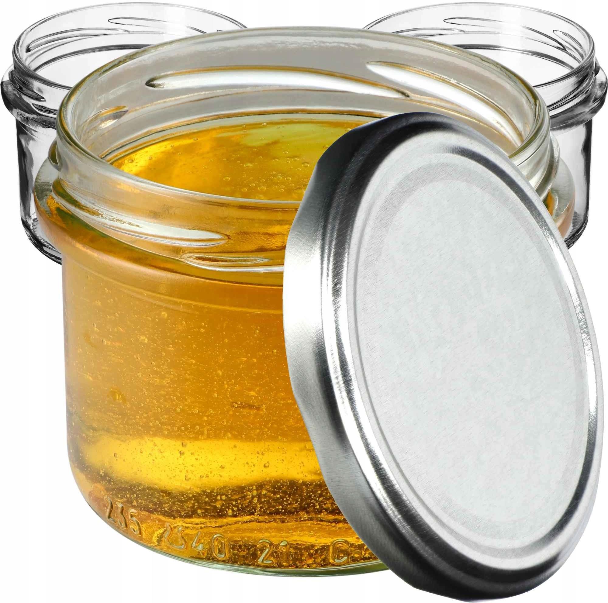 Pack De 20 Tarros De Vidrio Herméticos De 350 Ml - Ideales Para Conservas, Mermeladas, Miel Y Regalos