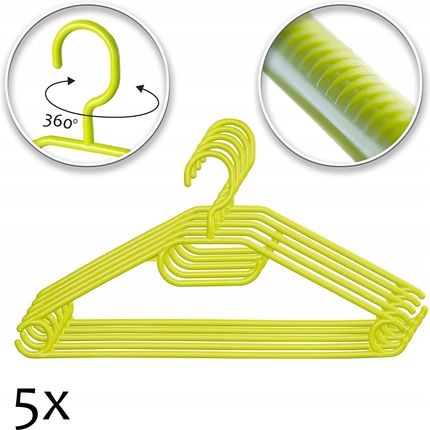 Kadax Wieszak Na Ubrania Obrotowy Plastik 5szt. Kolory (119151) - zdjęcie 3