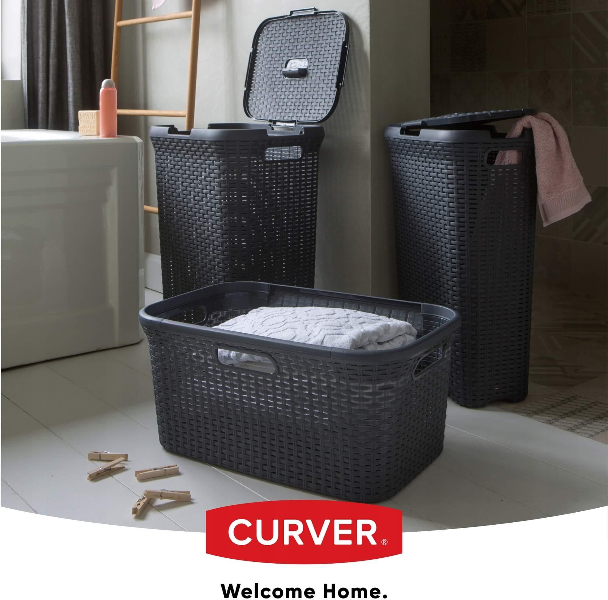 Curver Kosze Z Pokrywą Natural Style 60L Mix Kolorów 2szt. (26670 ...